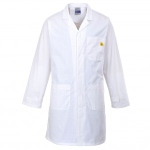 BATA ANTIESTATICA BRANCA AS10 BATA ANTIESTATICA BRANCA AS10